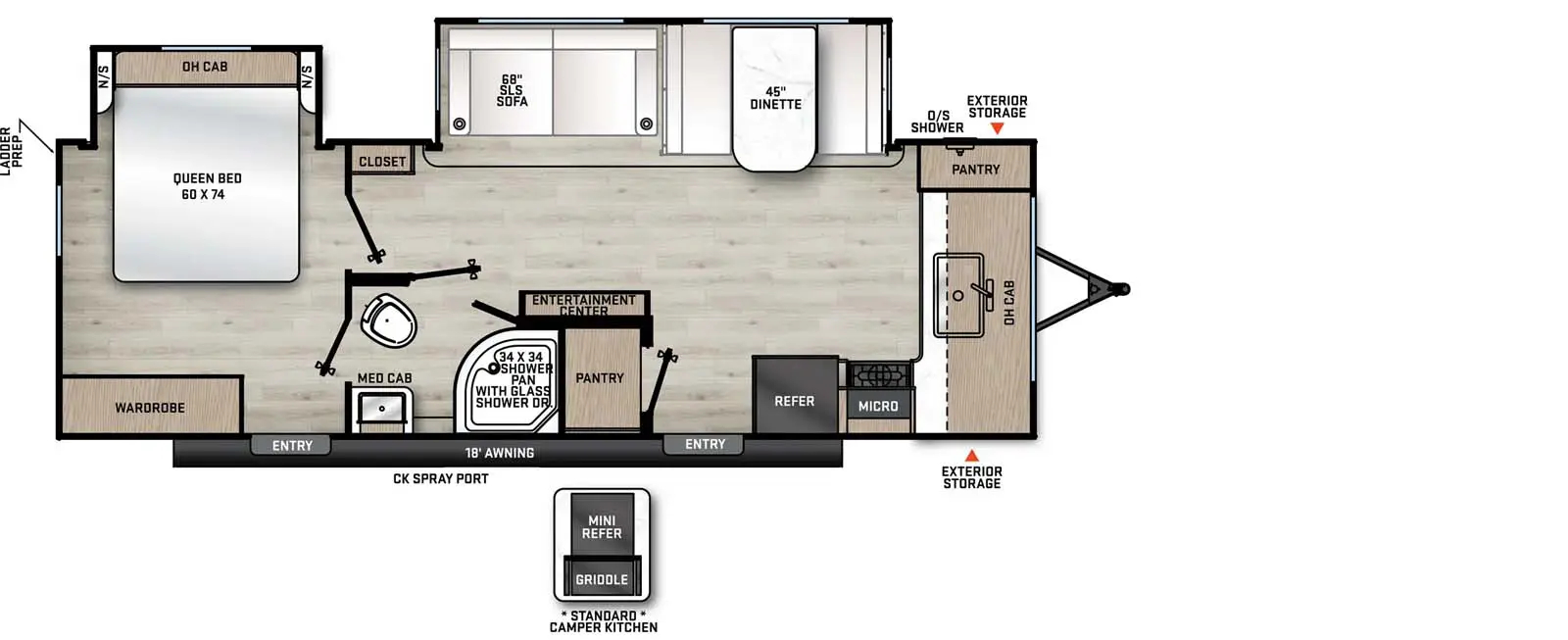 260FKDS Floorplan Image